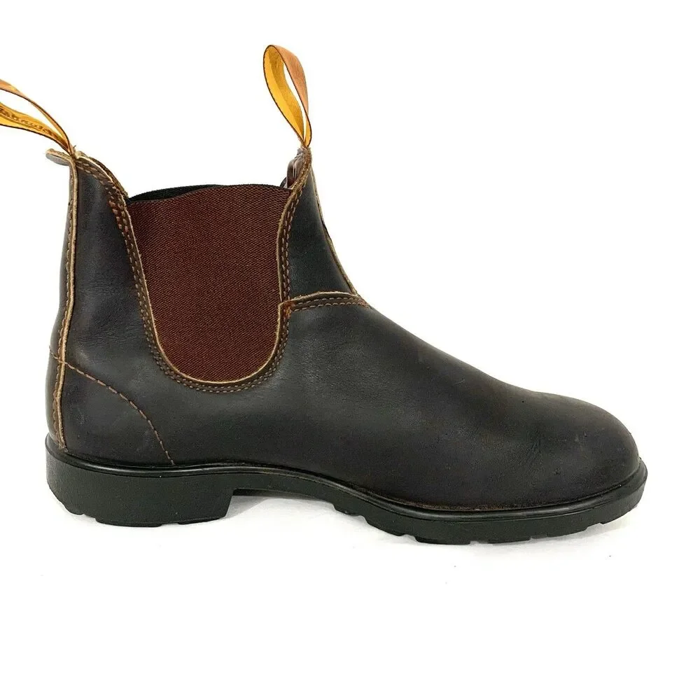 Blundstone Classic 585 Chelsea Boots Dark Brown  Leather 8 Mens / 10 Womens